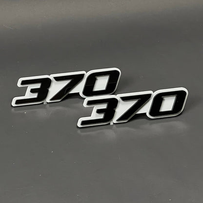 1PC 370 3D Acrylic Badge - Car Truck Emblem Fender Tailgate Trunk Sticker