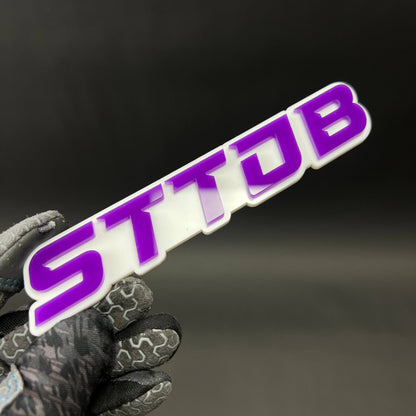 1PC STTDB 3D Acrylic Badge - Car Truck Emblem Fender Tailgate Trunk Sticker