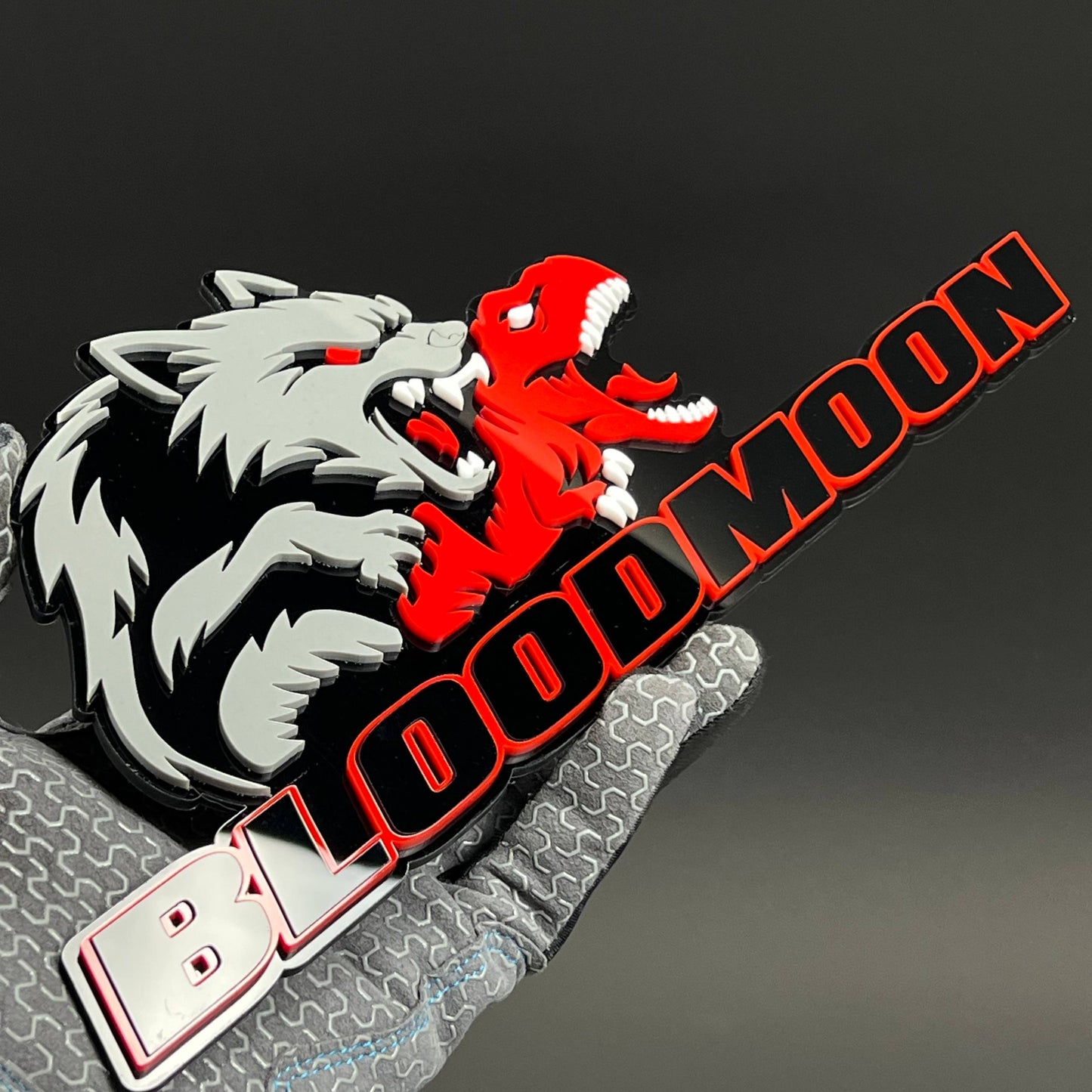 BloodMoon 3D Acrylic Badge - Car Truck Emblem Fender Tailgate Trunk Sticker