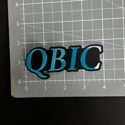 1PC QBIC 3D Acrylic Badge - Car Truck Emblem Fender Tailgate Trunk Sticker