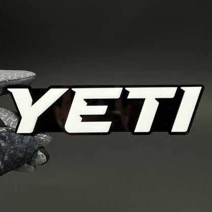 1PC YETI 3D Acrylic Badge - Car Truck Emblem Fender Tailgate Trunk Sticker