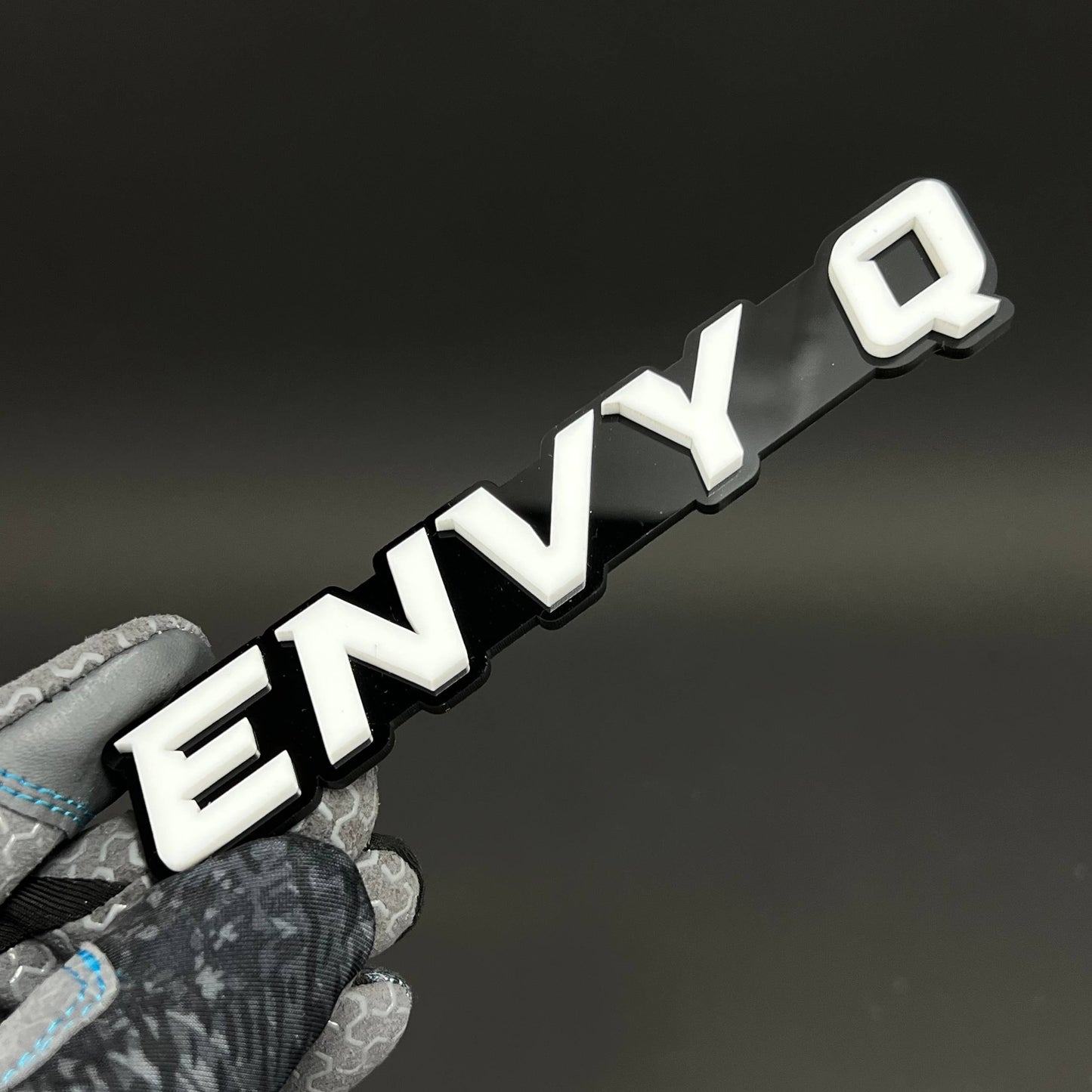 1PC ENVY Q 3D Acrylic Badge - Car Truck Emblem Fender Tailgate Trunk Sticker