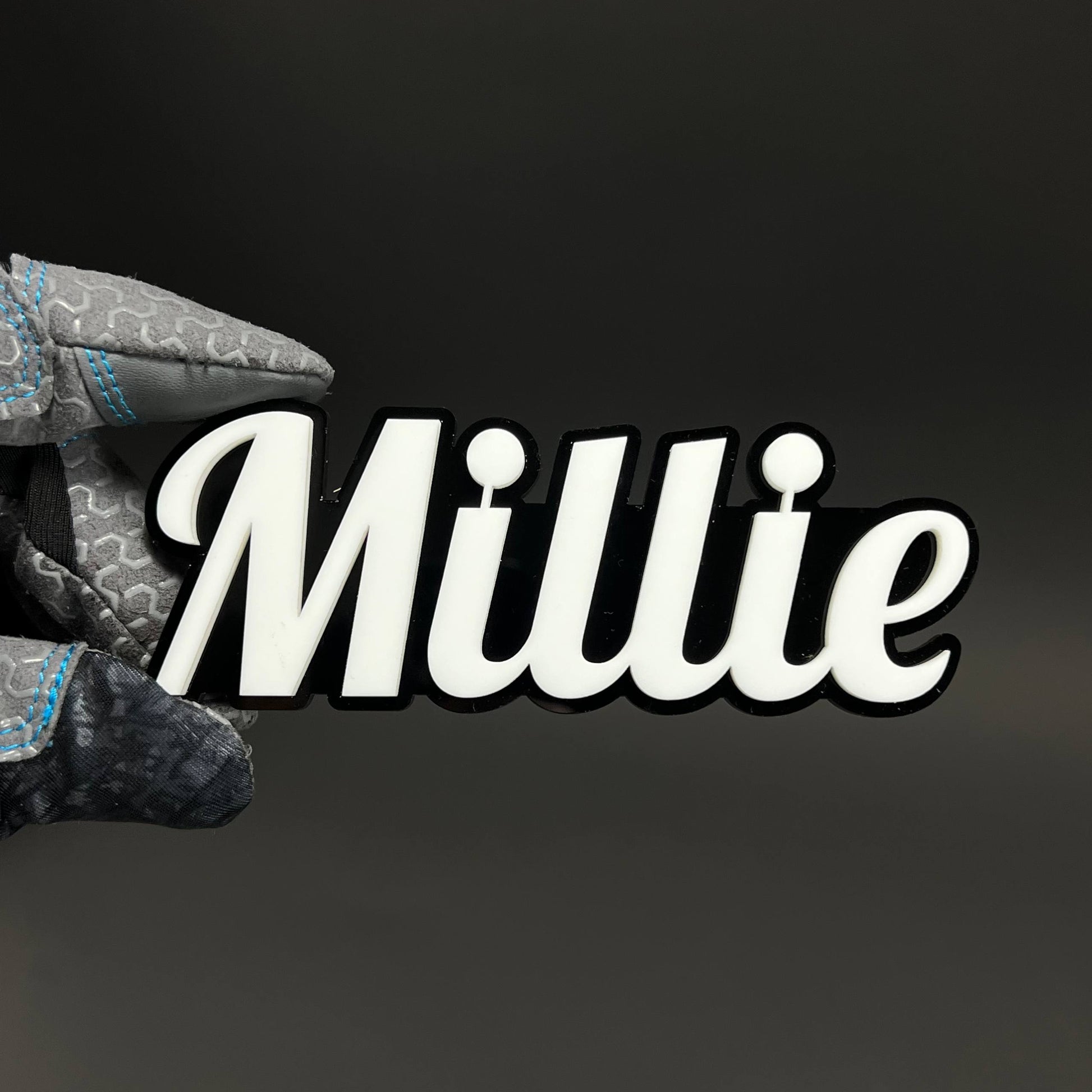 1PC Millie 3D Acrylic Badge - Car Truck Emblem Fender Tailgate Trunk Sticker