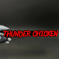 1PC THUNDER CHICKEN 3D Acrylic Badge - Car Truck Emblem Fender Sticker