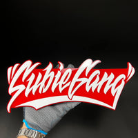 1PC SubieGang 3D Acrylic Badge - Car Truck Emblem Fender Tailgate Trunk Sticker