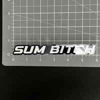 1PC SUM BITCH 3D Acrylic Badge - Car Truck Emblem Fender Tailgate Trunk Sticker