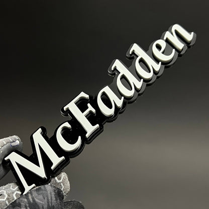 1PC McFadden 3D Acrylic Badge - Car Truck Emblem Fender Tailgate Trunk Sticker