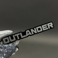 1PC OUTLANDER 3D Acrylic Badge - Car Truck Emblem Fender Tailgate Trunk Sticker