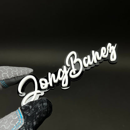 1PC JongBanez 3D Acrylic Badge - Car Truck Emblem Fender Tailgate Trunk Sticker