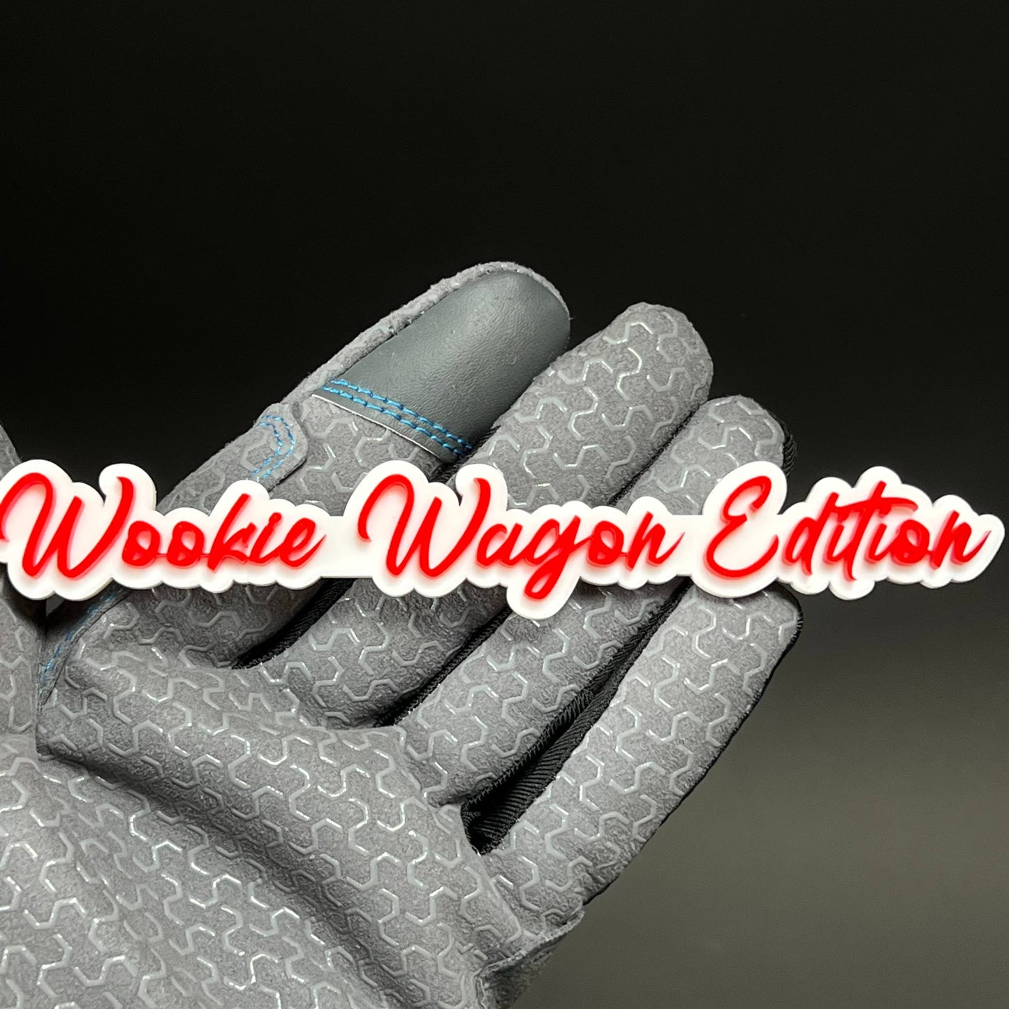 1PC Wookie Wagon Edition 3D Acrylic Badge - Car Truck Emblem Fender Sticker