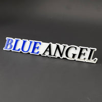 1PC BLUE ANGEL 3D Acrylic Badge - Car Truck Emblem Fender Tailgate Trunk Sticker