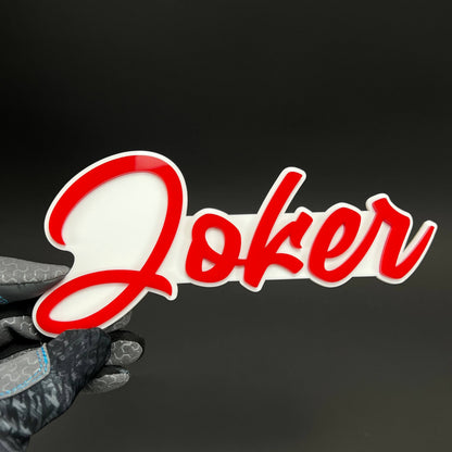 1PC Joker 3D Acrylic Badge - Car Truck Emblem Fender Tailgate Trunk Sticker