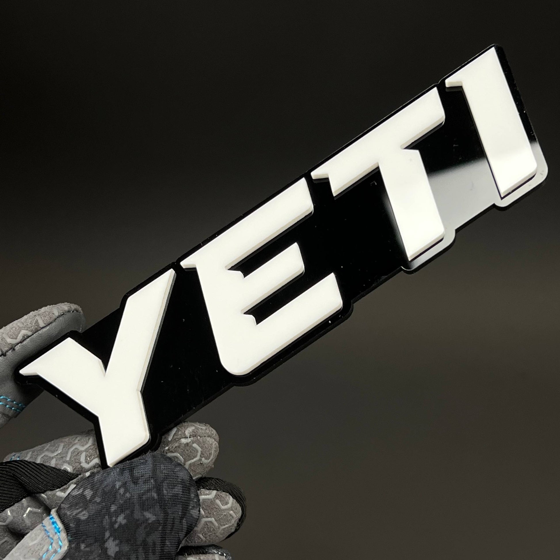1PC YETI 3D Acrylic Badge - Car Truck Emblem Fender Tailgate Trunk Sticker
