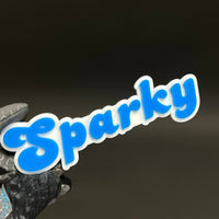1PC Sparky 3D Acrylic Badge - Car Truck Emblem Fender Tailgate Trunk Sticker