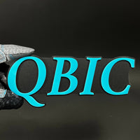 1PC QBIC 3D Acrylic Badge - Car Truck Emblem Fender Tailgate Trunk Sticker
