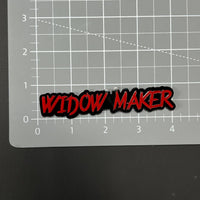 1PC WIDOW MAKER 3D Acrylic Badge - Car Truck Emblem Fender Sticker