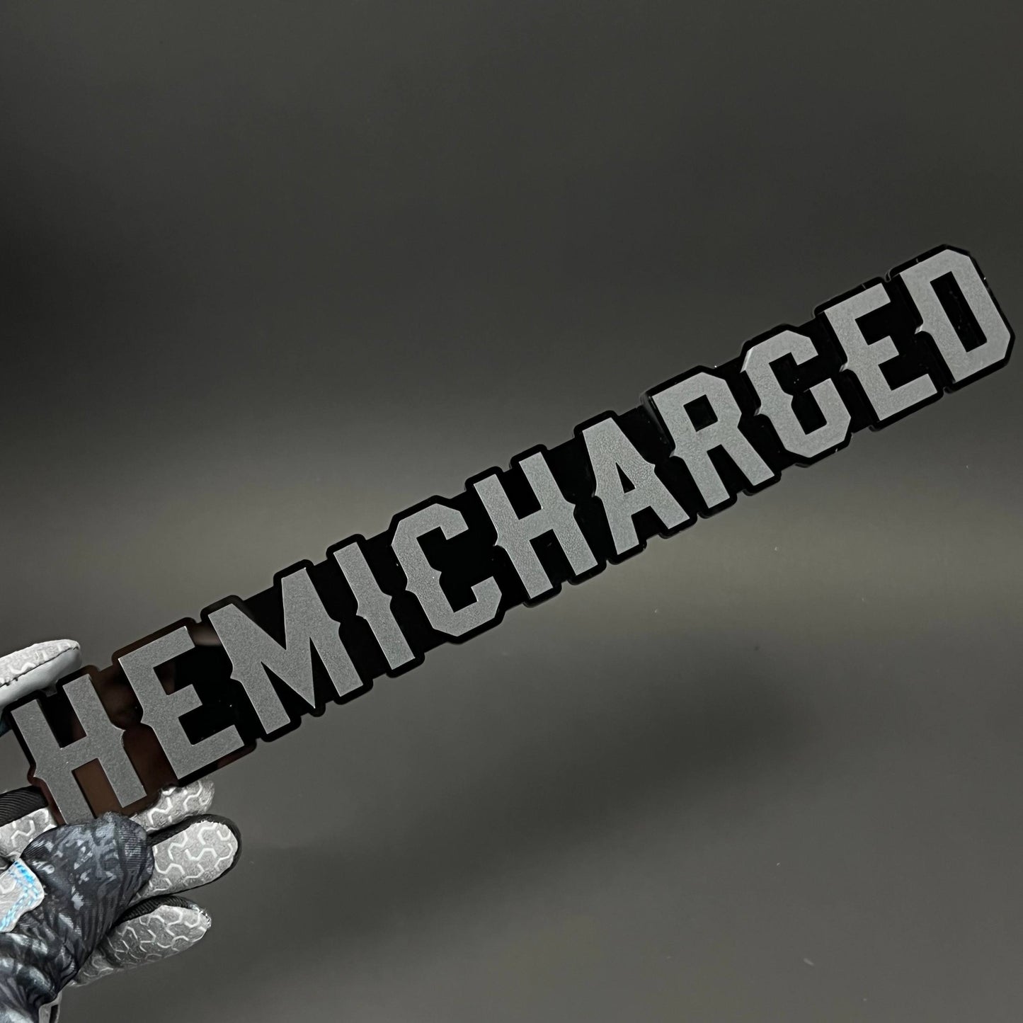 1PC HEMICHARGED 3D Acrylic Badge - Car Truck Emblem Fender Sticker