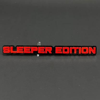 1PC SLEEPER EDITION 3D Acrylic Badge - Car Truck Emblem Fender Sticker