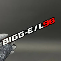 1PC BIGG-E / L98 3D Acrylic Badge - Car Truck Emblem Fender Sticker