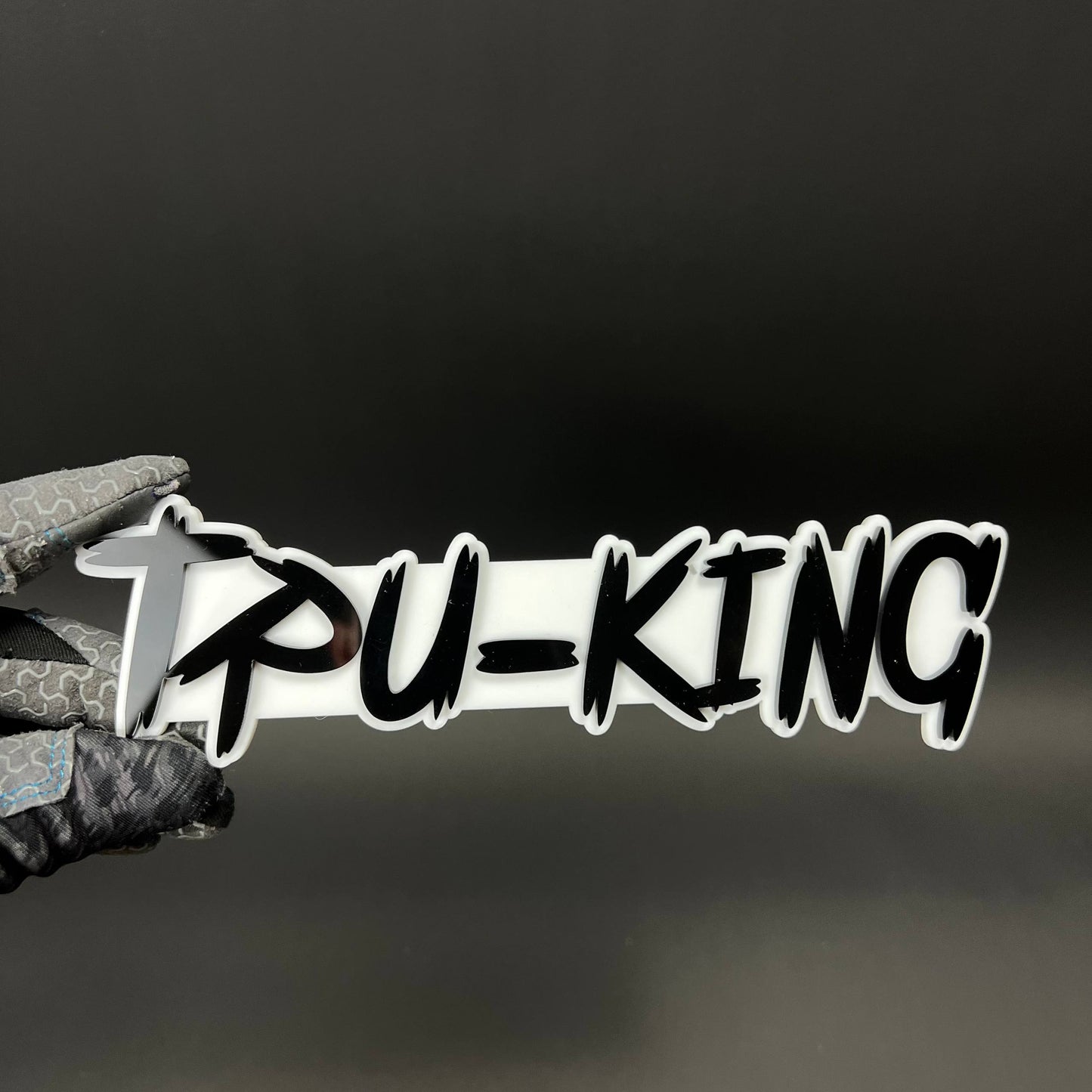 1PC TRU-KING 3D Acrylic Badge - Car Truck Emblem Fender Tailgate Trunk Sticker