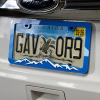 1PC Mountain Plate Frame 3D Acrylic Badge - Car Truck Emblem Fender Sticker