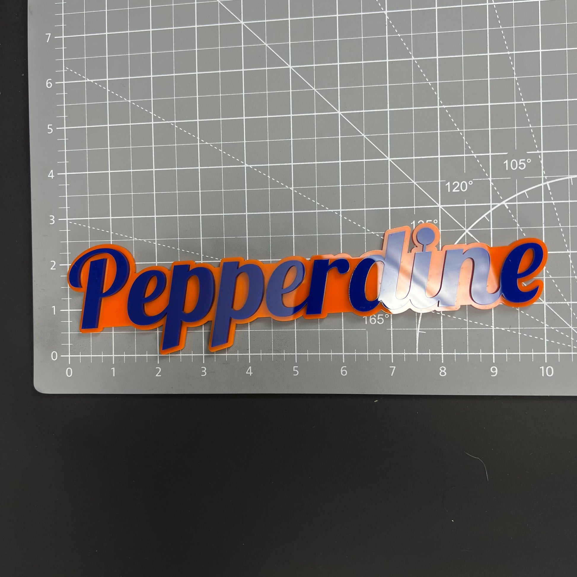 1PC Pepperdine 3D Acrylic Badge - Car Truck Emblem Fender Tailgate Trunk Sticker