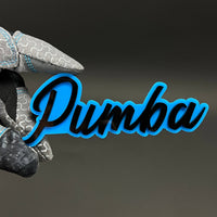 1PC Pumba 3D Acrylic Badge - Car Truck Emblem Fender Tailgate Trunk Sticker