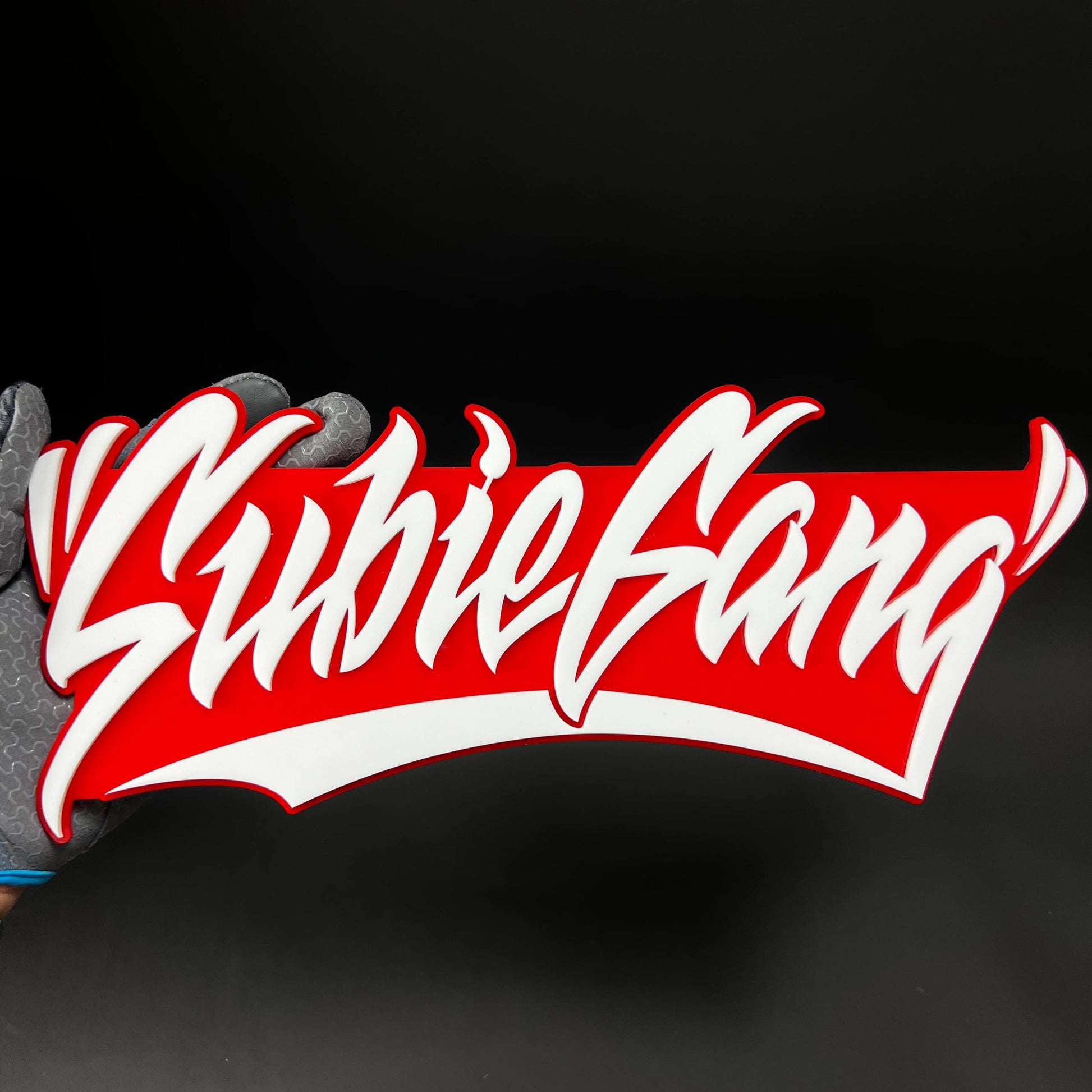 1PC SubieGang 3D Acrylic Badge - Car Truck Emblem Fender Tailgate Trunk Sticker