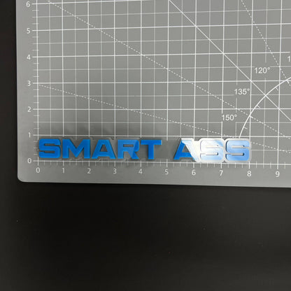 1PC SMART ASS 3D Acrylic Badge - Car Truck Emblem Fender Tailgate Trunk Sticker