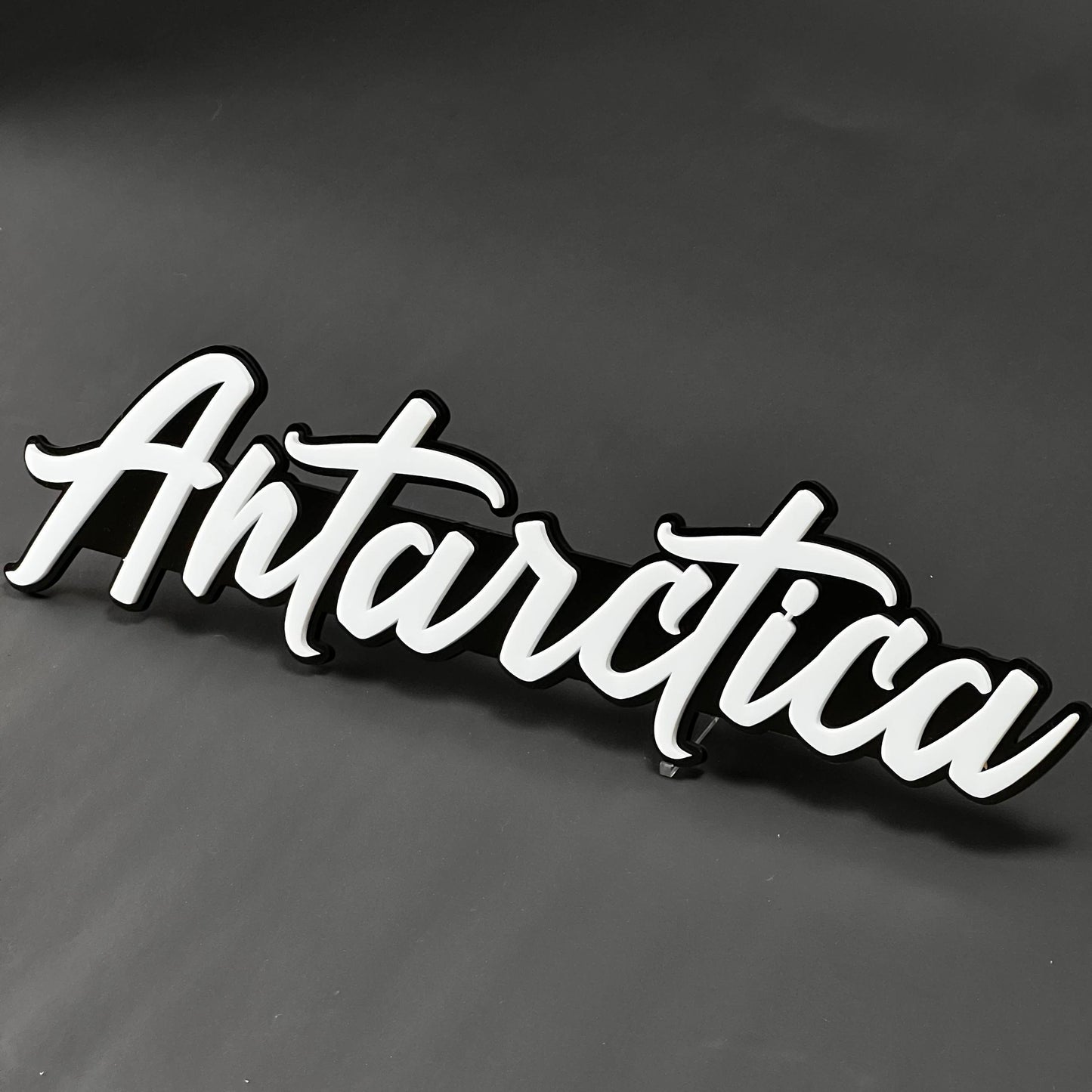 1PC Antarctica 3D Acrylic Badge - Car Truck Emblem Fender Tailgate Trunk Sticker