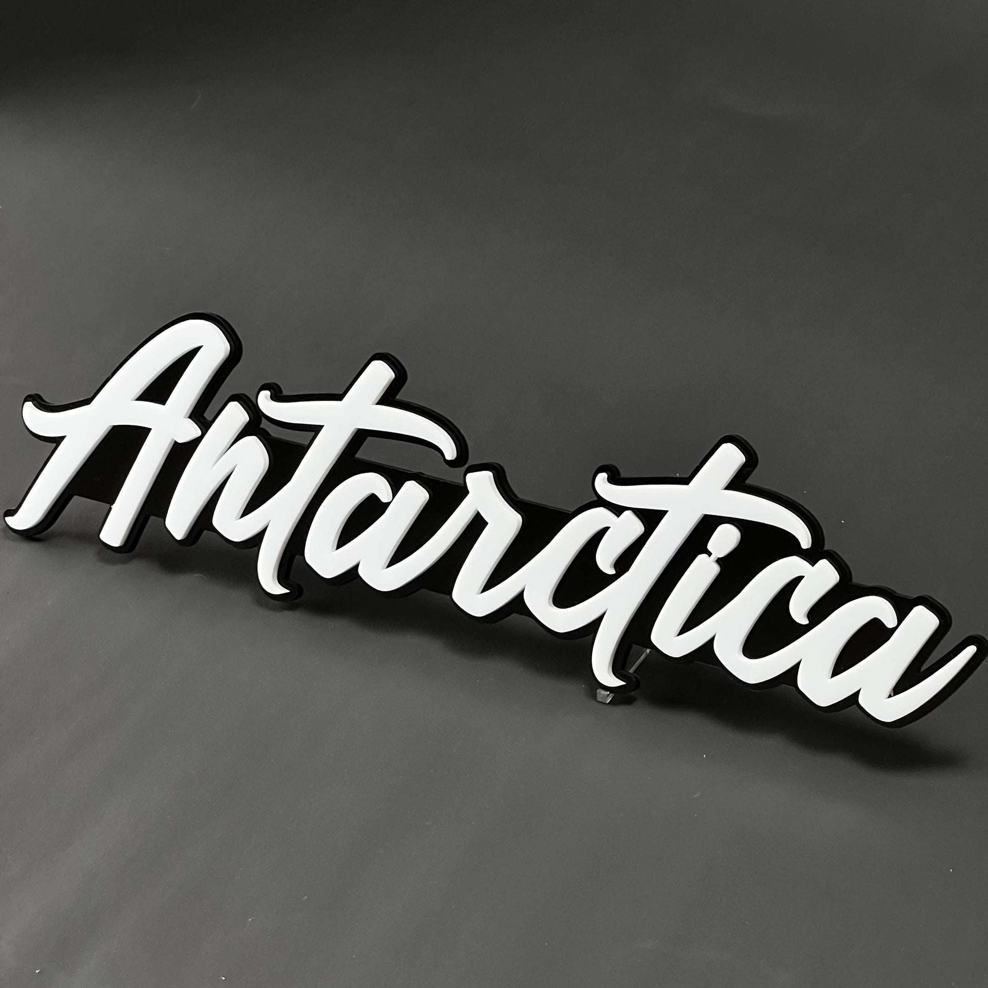 1PC Antarctica 3D Acrylic Badge - Car Truck Emblem Fender Tailgate Trunk Sticker