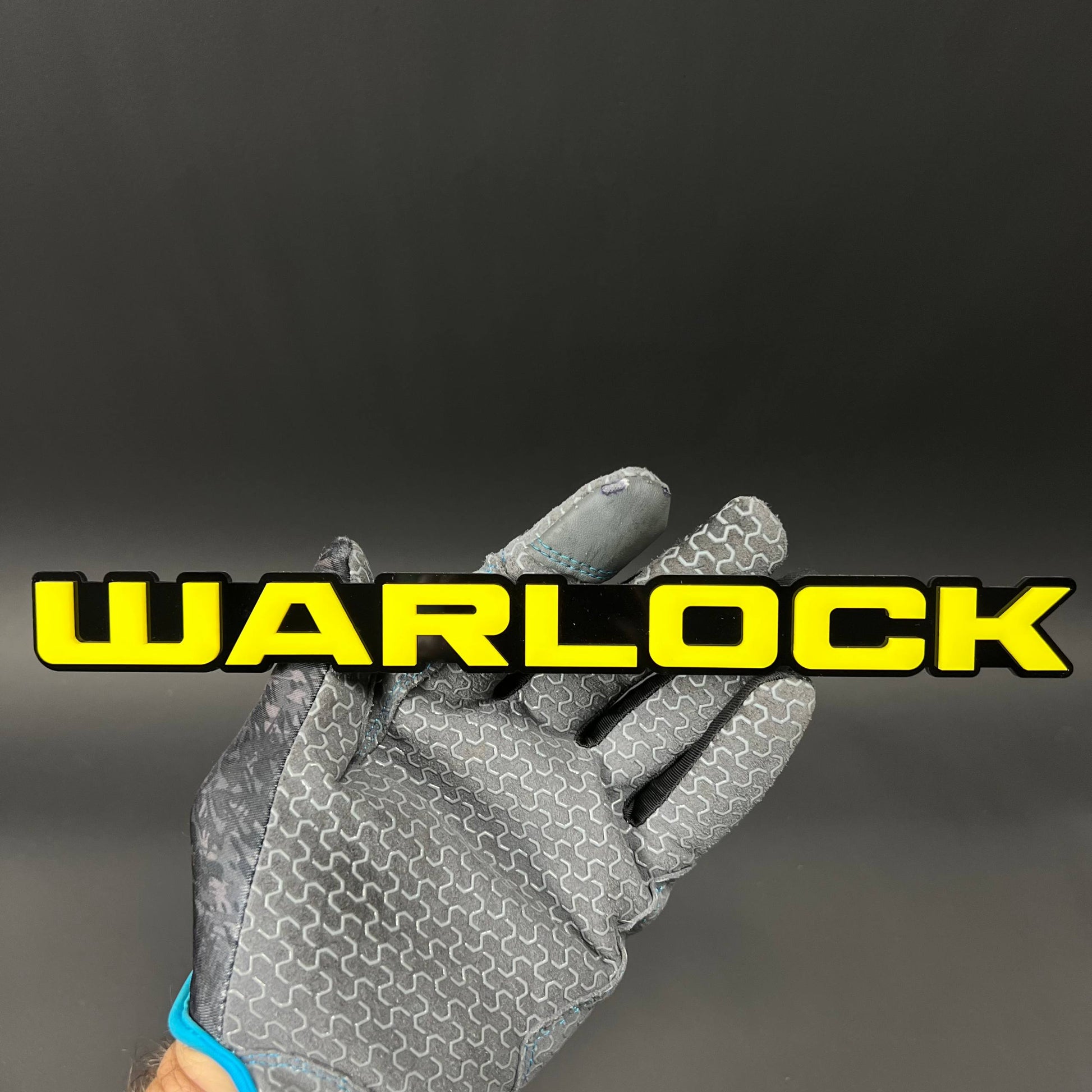 1PC WARLOCK 3D Acrylic Badge - Car Truck Emblem Fender Tailgate Trunk Sticker