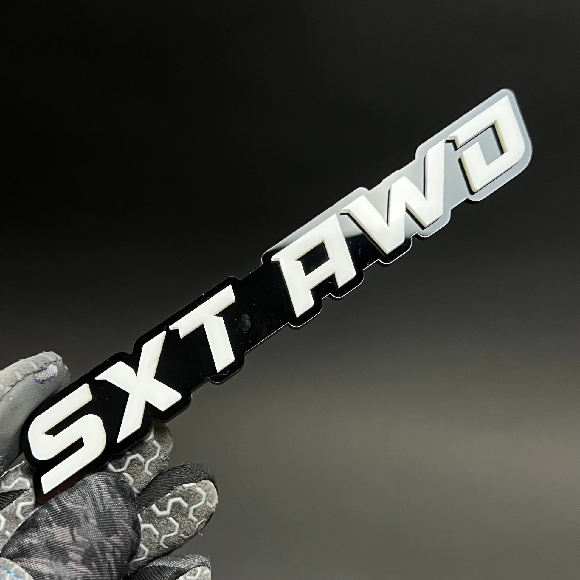 1PC SXT AWD 3D Acrylic Badge - Car Truck Emblem Fender Tailgate Trunk Sticker