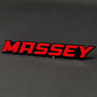 1PC MASSEY 3D Acrylic Badge - Car Truck Emblem Fender Tailgate Trunk Sticker