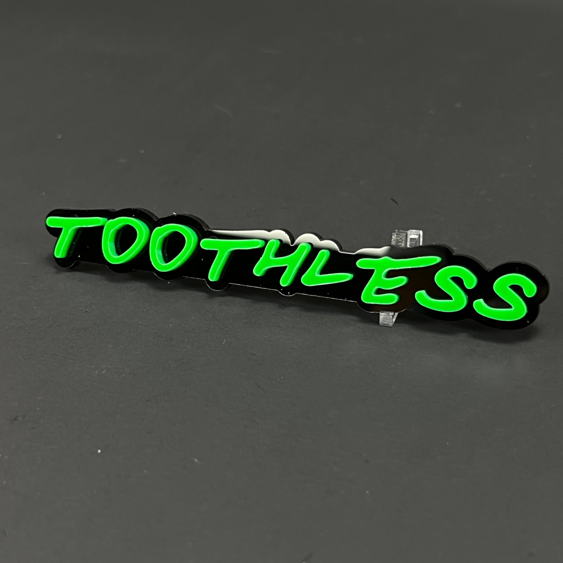 1PC TOOTHLESS 3D Acrylic Badge - Car Truck Emblem Fender Tailgate Trunk Sticker