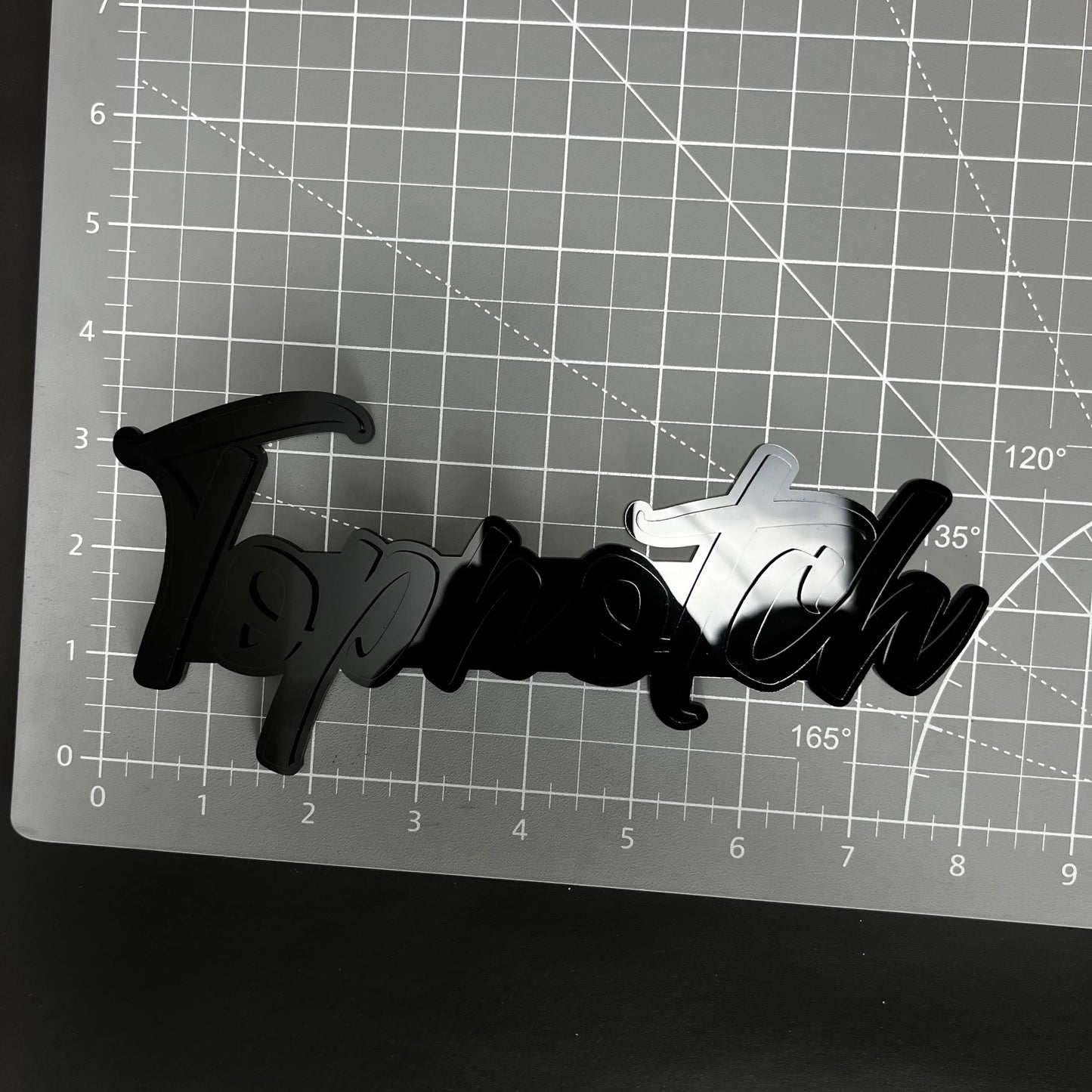 1PC Topnotch 3D Acrylic Badge - Car Truck Emblem Fender Tailgate Trunk Sticker