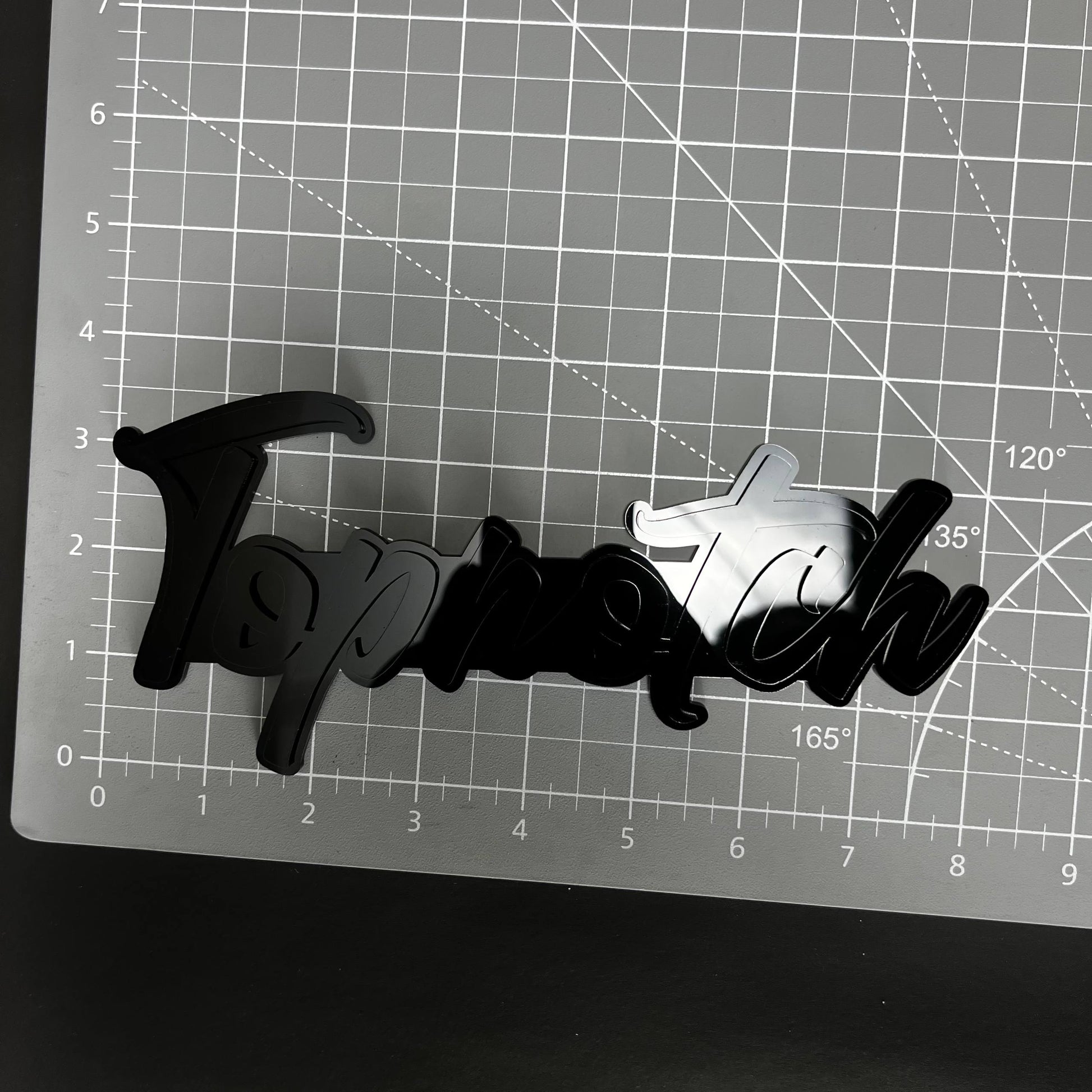 1PC Topnotch 3D Acrylic Badge - Car Truck Emblem Fender Tailgate Trunk Sticker
