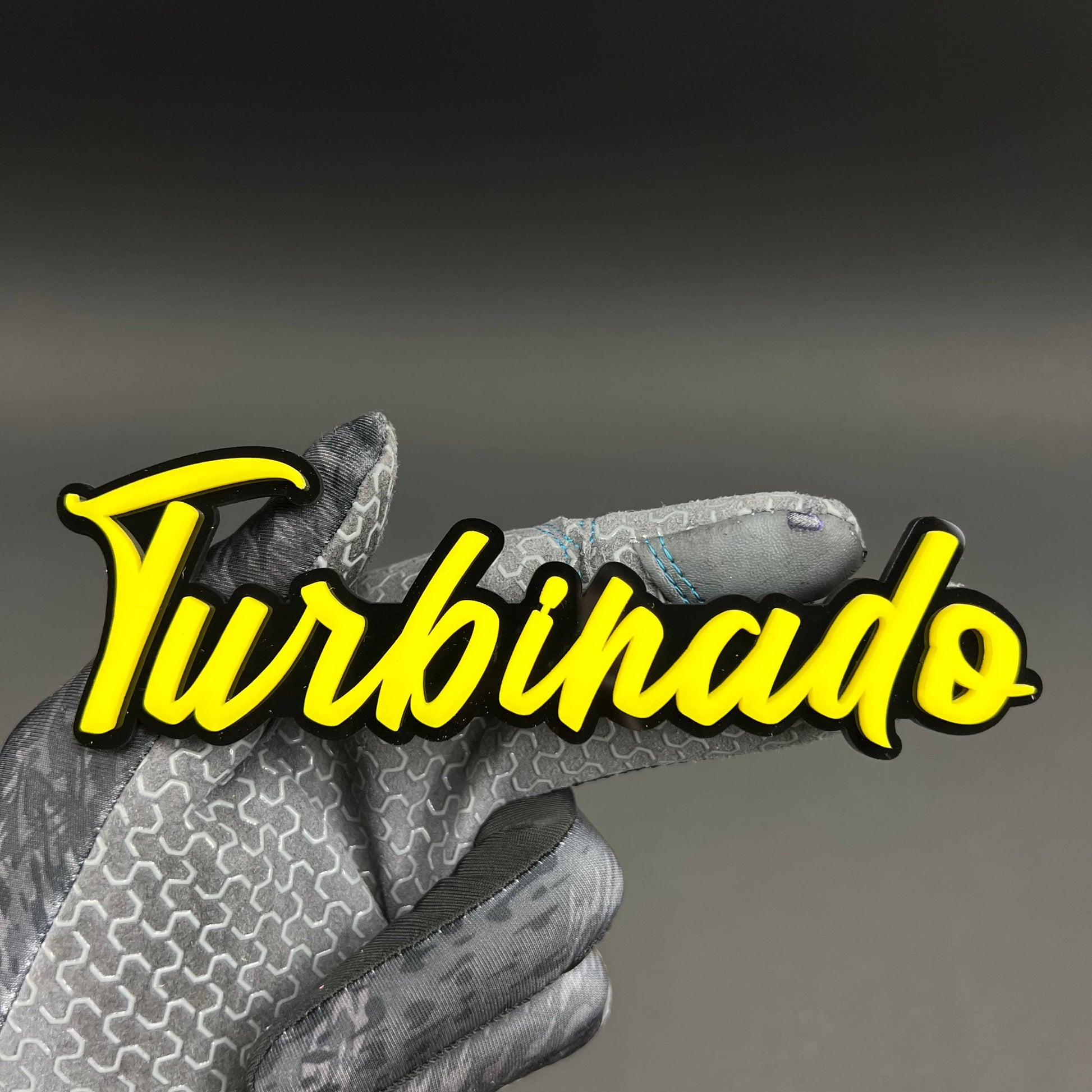 1PC Turbinado 3D Acrylic Badge - Car Truck Emblem Fender Tailgate Trunk Sticker