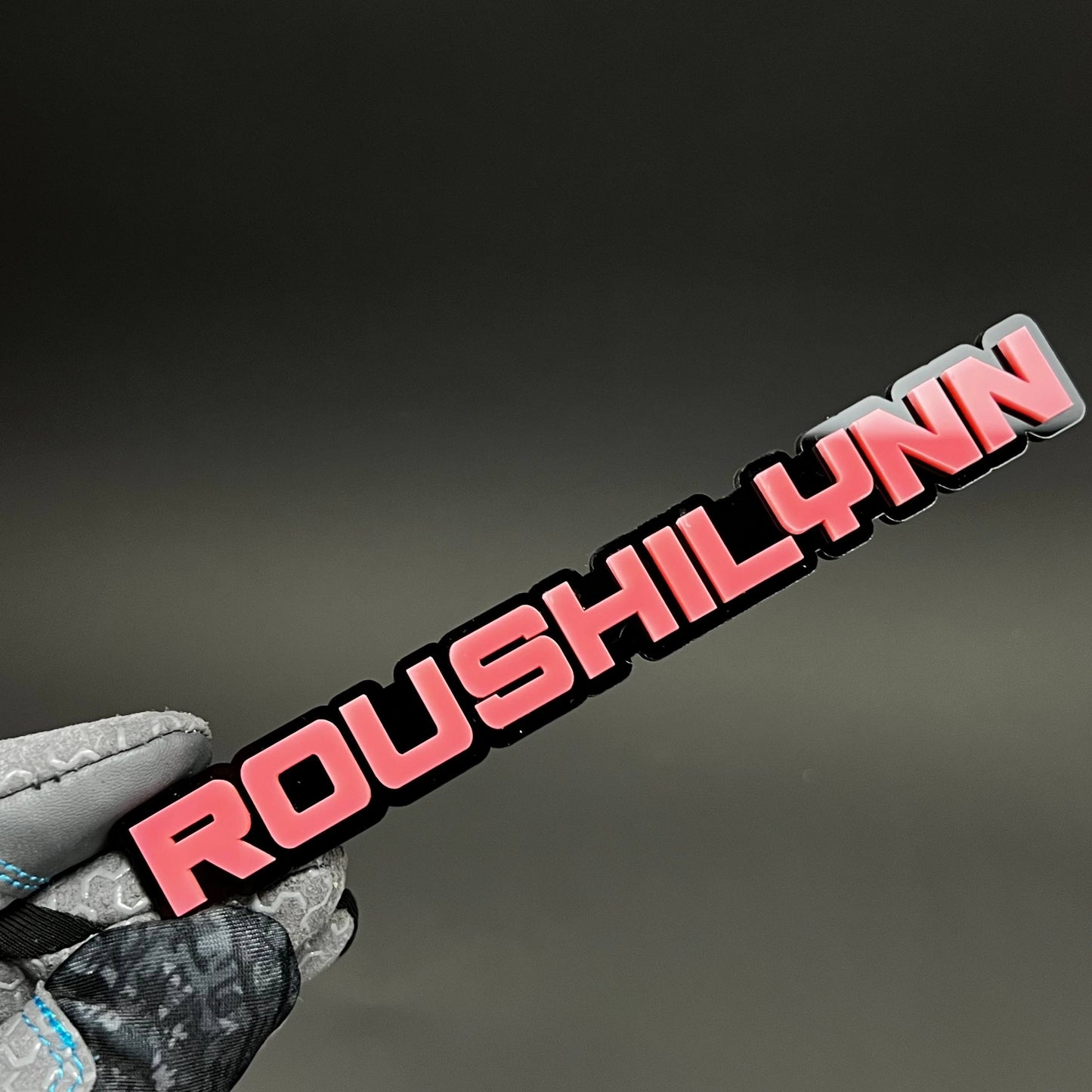 1PC ROUSHILYNN 3D Acrylic Badge - Car Truck Emblem Fender Tailgate Trunk Sticker