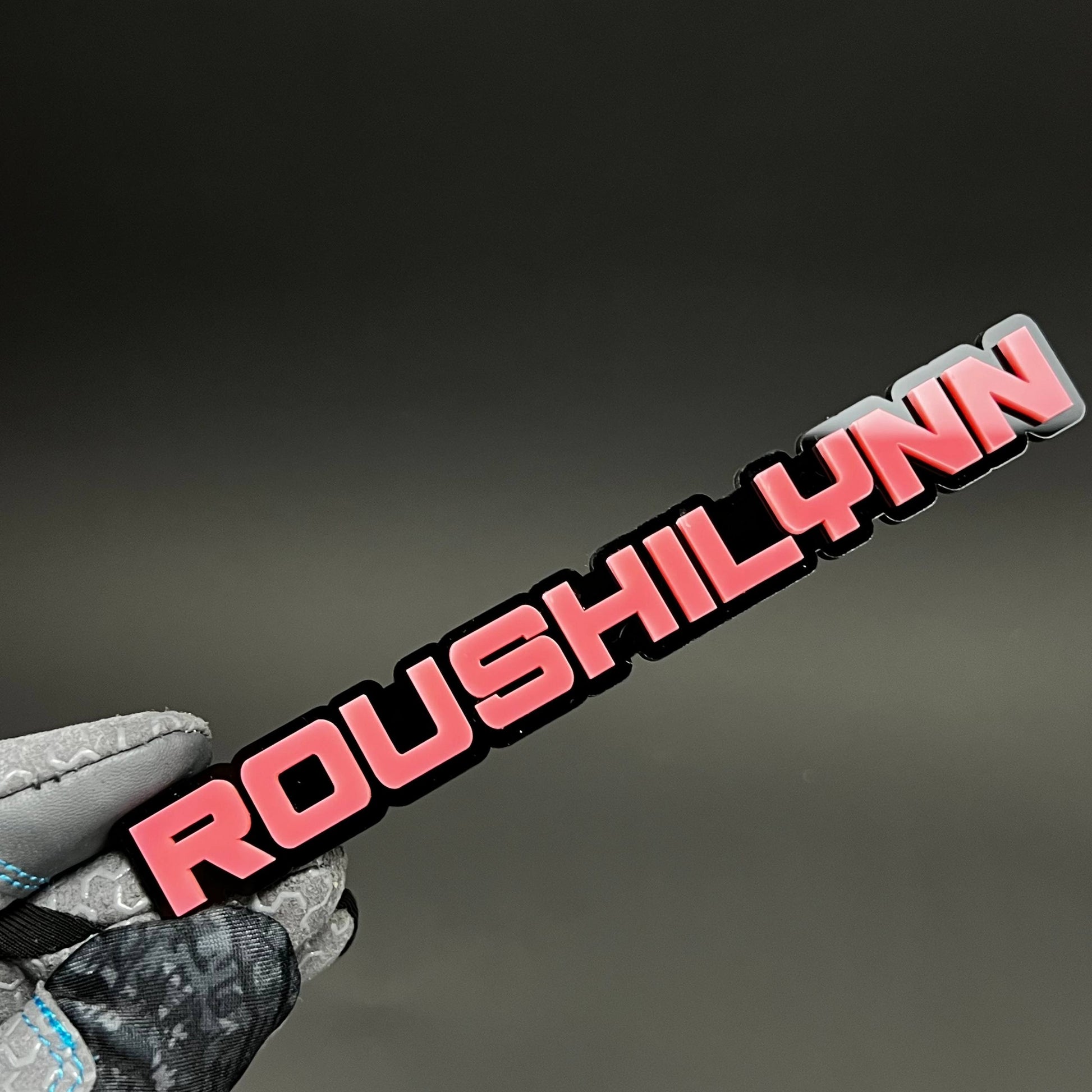 1PC ROUSHILYNN 3D Acrylic Badge - Car Truck Emblem Fender Tailgate Trunk Sticker