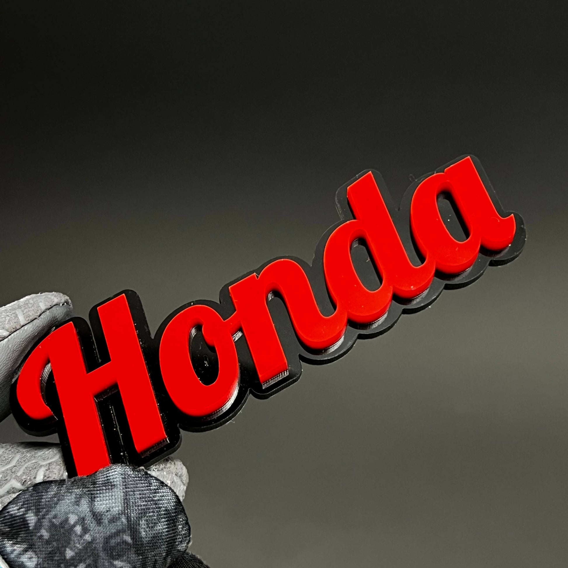 1PC Honda 3D Acrylic Badge - Car Truck Emblem Fender Tailgate Trunk Sticker