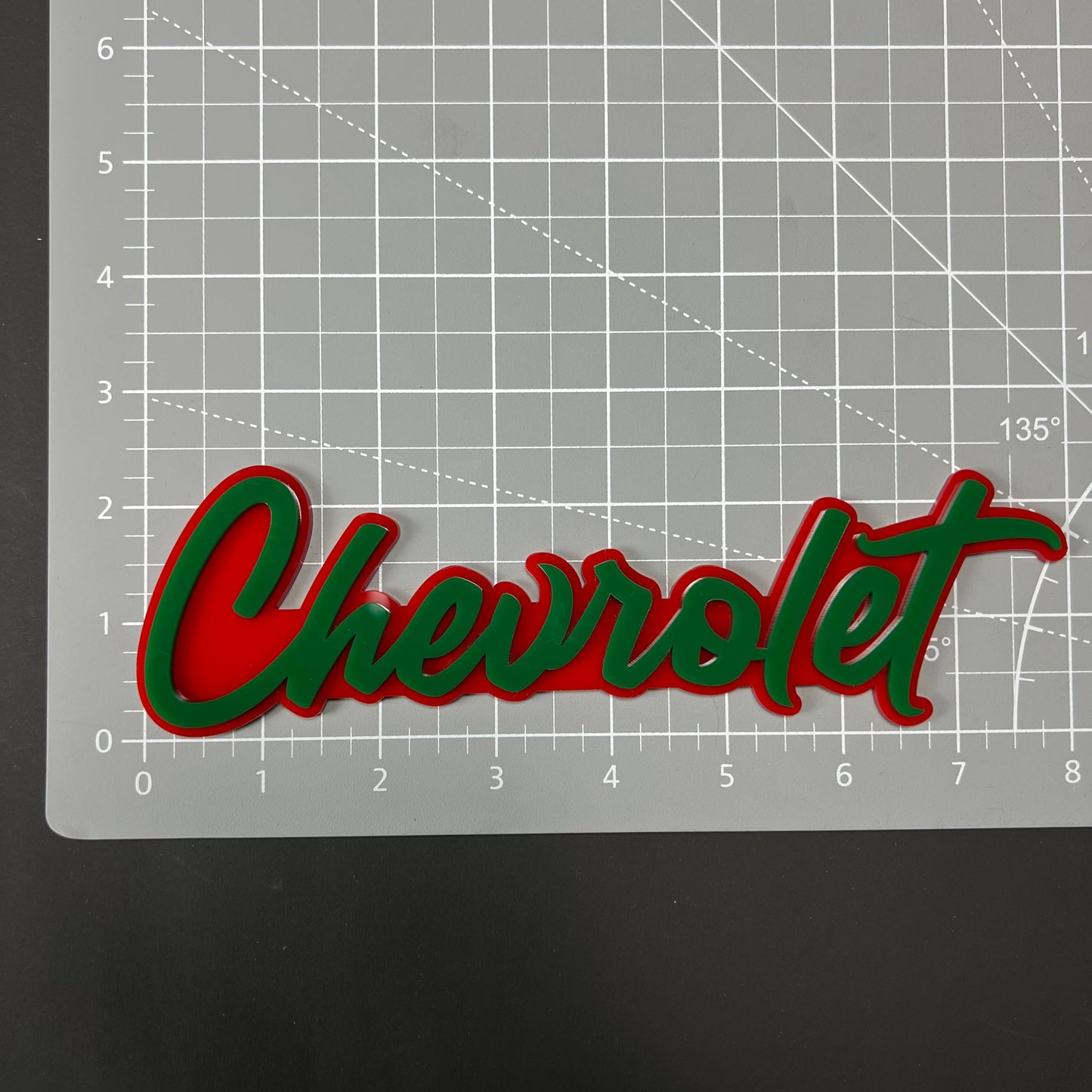 1PC Chevrolet 3D Acrylic Badge - Car Truck Emblem Fender Tailgate Trunk Sticker