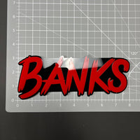 1PC BANKS 3D Acrylic Badge - Car Truck Emblem Fender Tailgate Trunk Sticker