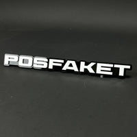 1PC POSFAKET 3D Acrylic Badge - Car Truck Emblem Fender Tailgate Trunk Sticker