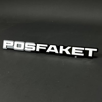 1PC POSFAKET 3D Acrylic Badge - Car Truck Emblem Fender Tailgate Trunk Sticker