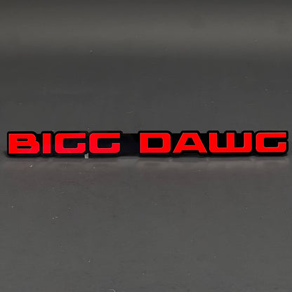 1PC BIGG DAWG 3D Acrylic Badge - Car Truck Emblem Fender Tailgate Trunk Sticker