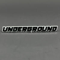 1PC UNDERGROUND 3D Acrylic Badge - Car Truck Emblem Fender Tailgate Trunk Sticker