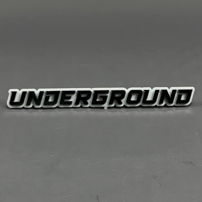 1PC UNDERGROUND 3D Acrylic Badge - Car Truck Emblem Fender Tailgate Trunk Sticker