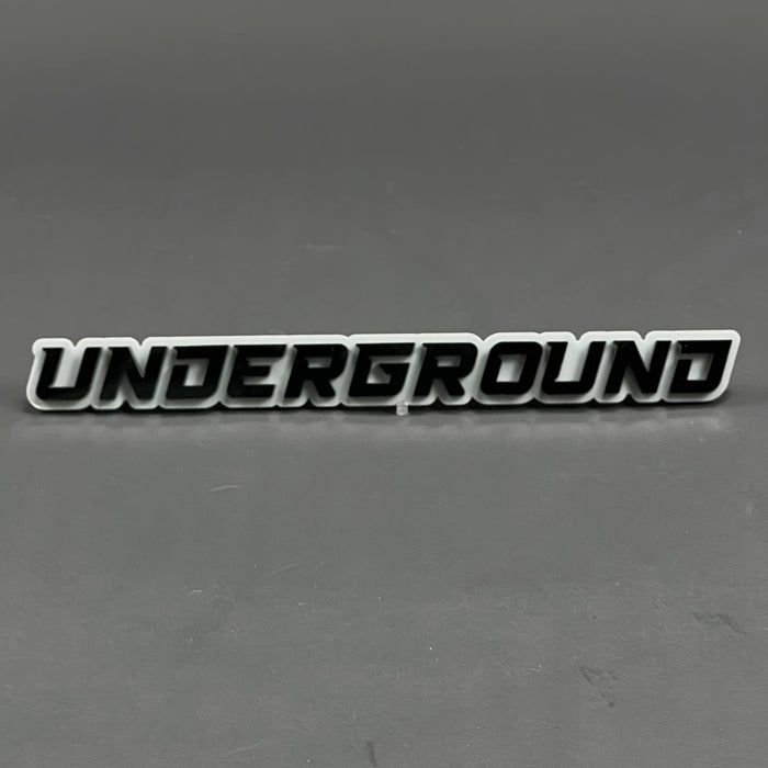 1PC UNDERGROUND 3D Acrylic Badge - Car Truck Emblem Fender Tailgate Trunk Sticker