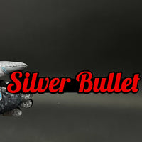 1PC Silver Bullet 3D Acrylic Badge - Car Truck Emblem Fender Sticker